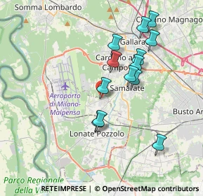 Mappa Via Gorizia, 21010 Ferno VA, Italia (3.38923)