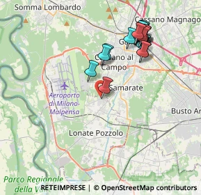 Mappa Via Gorizia, 21010 Ferno VA, Italia (4.08105)