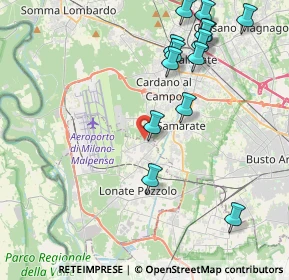 Mappa Via Gorizia, 21010 Ferno VA, Italia (4.635)