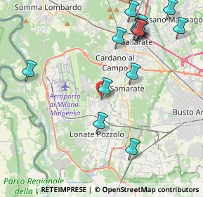 Mappa Via Gorizia, 21010 Ferno VA, Italia (4.76857)