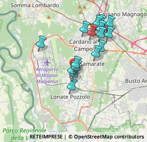 Mappa Via Gorizia, 21010 Ferno VA, Italia (3.14688)