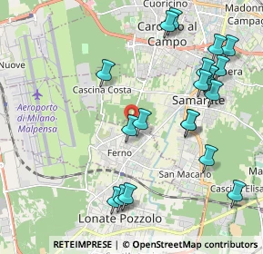 Mappa Via Gorizia, 21010 Ferno VA, Italia (2.2915)