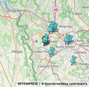 Mappa Via Gorizia, 21010 Ferno VA, Italia (4.40273)