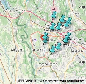 Mappa Via Gorizia, 21010 Ferno VA, Italia (6.60571)