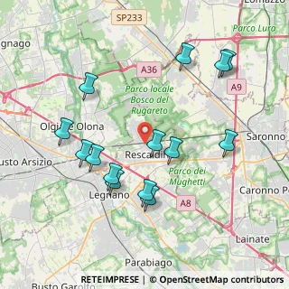 Mappa Via D. Chiesa, 20027 Rescaldina MI, Italia (4.03071)