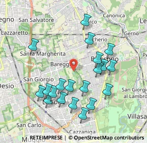 Mappa Via Vittorio Bottego, 20831 Lissone MB, Italia (1.916)