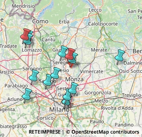 Mappa Via Vittorio Bottego, 20831 Lissone MB, Italia (15.33733)