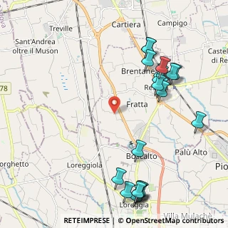 Mappa Via Caravaggio, 31023 Resana TV, Italia (2.5545)