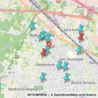Mappa Viale della Repubblica, 21052 Busto Arsizio VA, Italia (0.97308)