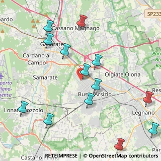 Mappa Via di Vittorio Giuseppe, 21052 Busto Arsizio VA, Italia (5.41214)