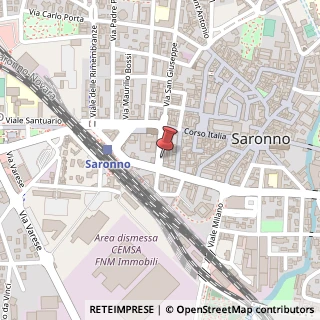 Mappa Via Carcano, 24, 21047 Saronno, Varese (Lombardia)
