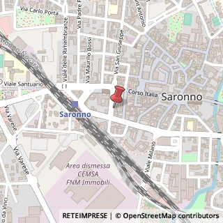 Mappa Via Carcano, 20, 21047 Saronno, Varese (Lombardia)