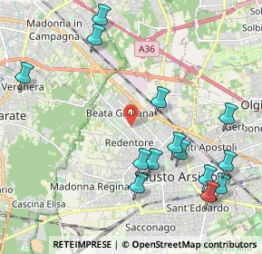 Mappa Via Quintino Sella, 21052 Busto Arsizio VA, Italia (2.40214)