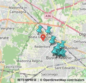 Mappa Via Quintino Sella, 21052 Busto Arsizio VA, Italia (1.47583)