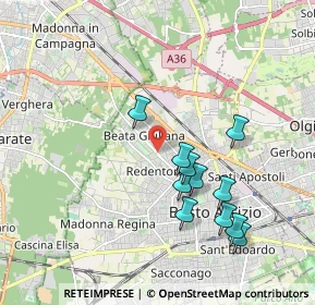 Mappa Via Quintino Sella, 21052 Busto Arsizio VA, Italia (1.80273)