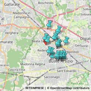 Mappa Piazzale E. Benaroli, 21052 Busto Arsizio VA, Italia (1.364)