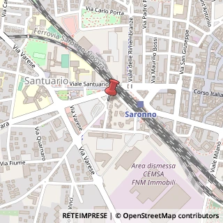 Mappa Via B. Lanino, 12, 21047 Saronno, Varese (Lombardia)