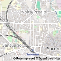 Mapa Saronno