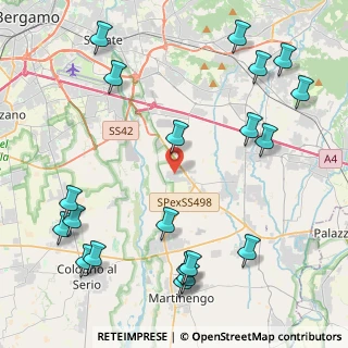 Mappa Via Papa Giovanni, 24050 Cavernago BG, Italia (5.5725)