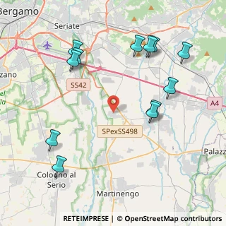 Mappa Via Papa Giovanni, 24050 Cavernago BG, Italia (4.725)