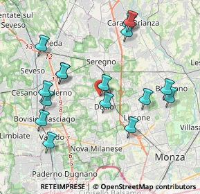 Mappa Via E. Fermi, 20033 Desio MB, Italia (4.165)