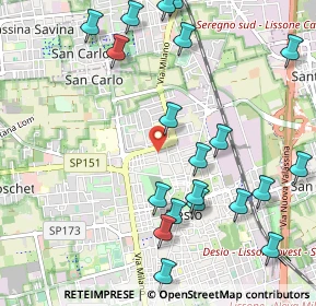 Mappa Via E. Fermi, 20033 Desio MB, Italia (1.2365)