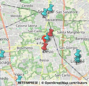 Mappa Via E. Fermi, 20033 Desio MB, Italia (2.59364)