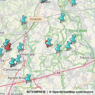 Mappa Strada per Sulbiate, 20882 Bellusco MB, Italia (6.3475)