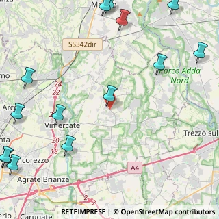 Mappa Strada per Sulbiate, 20882 Bellusco MB, Italia (6.74857)