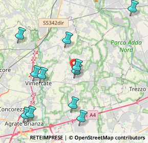 Mappa Strada per Sulbiate, 20882 Bellusco MB, Italia (4.69636)