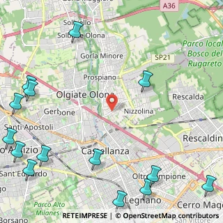 Mappa Via John Fitzgerald Kennedy, 21050 Marnate VA, Italia (3.50571)