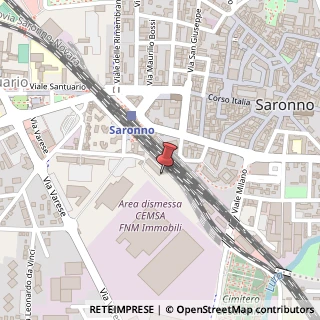 Mappa Via Gaudenzio Ferrari, 21, 21047 Saronno, Varese (Lombardia)