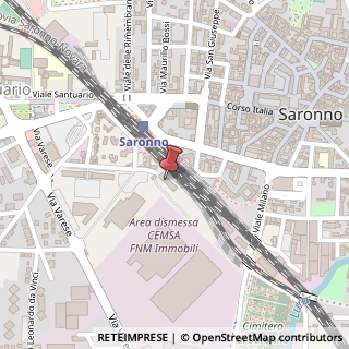 Mappa Via Ferrari Gaudenzio, 21, 21047 Saronno, Varese (Lombardia)