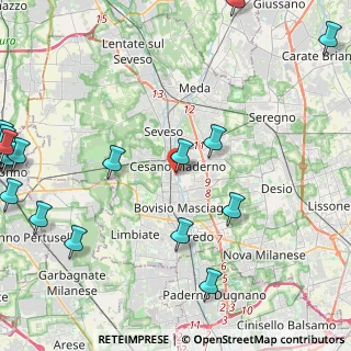 Mappa Via Giacomo Matteotti, 20031 Cesano Maderno MB, Italia (6.7885)