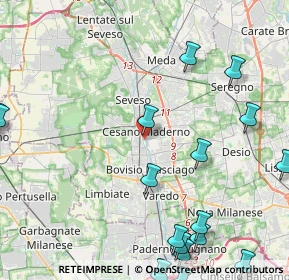 Mappa Via Giacomo Matteotti, 20031 Cesano Maderno MB, Italia (6.5)