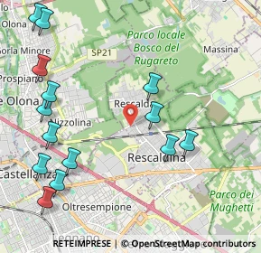 Mappa Via Ravello, 20027 Rescaldina MI, Italia (2.56286)