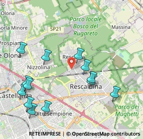 Mappa Via Carlo dell'Acqua, 20027 Rescaldina MI, Italia (2.28538)