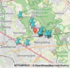 Mappa Via Ravello, 20027 Rescaldina MI, Italia (1.23083)