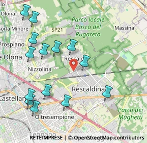 Mappa Via Ravello, 20027 Rescaldina MI, Italia (2.30929)