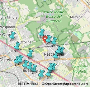 Mappa Via Carlo dell'Acqua, 20027 Rescaldina MI, Italia (2.155)