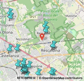 Mappa Via Ravello, 20027 Rescaldina MI, Italia (2.951)