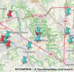 Mappa Via Carlo dell'Acqua, 20027 Rescaldina MI, Italia (5.85231)