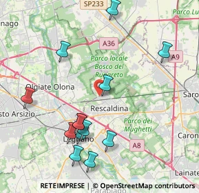 Mappa Via Carlo dell'Acqua, 20027 Rescaldina MI, Italia (4.39308)