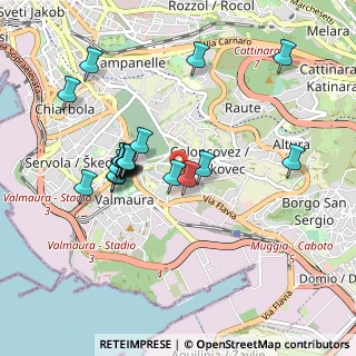Mappa Via Domenico Cimarosa, 34148 Trieste TS, Italia (0.862)