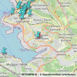 Mappa Via Domenico Cimarosa, 34148 Trieste TS, Italia (3.29722)