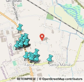 Mappa Via dei Grimani, 35013 Cittadella PD, Italia (0.5037)