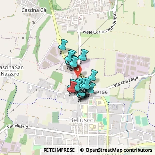 Mappa Via Sulbiate, 20882 Bellusco MB, Italia (0.23929)