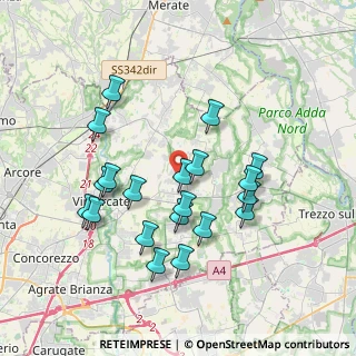 Mappa Via Sulbiate, 20882 Bellusco MB, Italia (3.545)