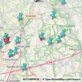 Mappa Via Sulbiate, 20882 Bellusco MB, Italia (6.353)