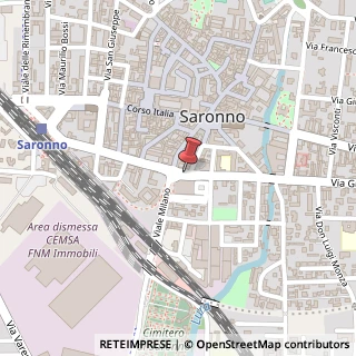 Mappa Via Guglielmo Marconi, 10, 21047 Saronno, Varese (Lombardia)